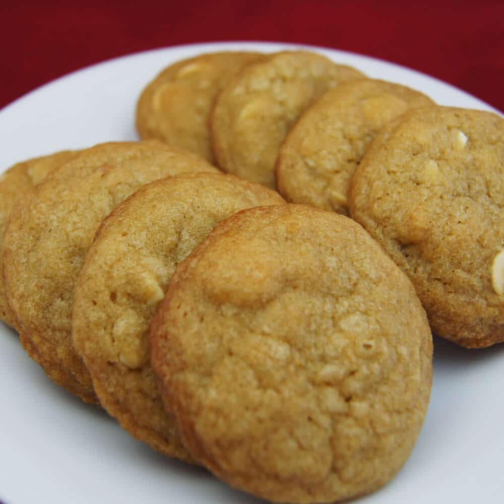 Macadamia White Choc Chip Cookies